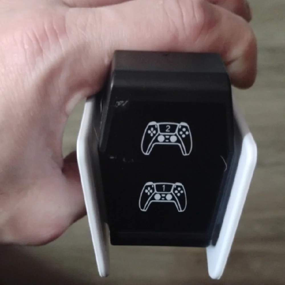 Black and White Gaming Console